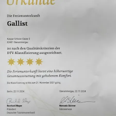Gallist 아파트 *